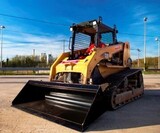 Chargeuse compacte sur chenilles Caterpillar 428 E