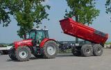 Tracteur avec benne Massey Ferguson BENNE 18 T