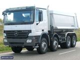 Camion benne PL Mercedes 8X4 ACTROS