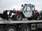 Chariot élévateur de chantier à portée variable Manitou 5 T