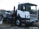 Camion benne ampliroll Scania .