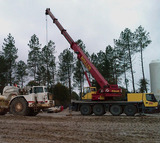 Grue mobile routière à flèche télescopique Grove GMK 4075-1