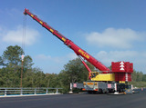 Grue mobile routière à flèche télescopique Terex AC 550