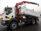 Camion benne PL Renault 6X4 KERAX GRUE