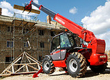 Chariot élévateur de chantier à portée variable Manitou MT 1740