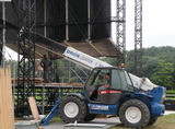 Chariot élévateur de chantier à portée variable Manitou MT 523