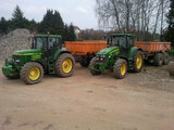 Tracteur avec benne John Deere 200 CH