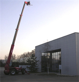 Chariot élévateur de chantier à portée variable Manitou MT 1740 SLT