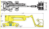 Nacelle automotrice télescopique ou articulée Autres STGB 15