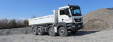 Camion benne PL Man 8X4 TGS 35.480