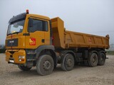 Camion benne PL Man 8X4 