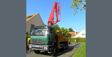 Pompe à béton sur camion porteur Mercedes AXOR