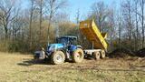 Tracteur avec benne New holland T7