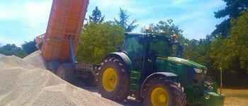 John Deere 6210 R + ponthieux