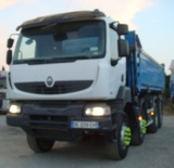 Camion benne PL Renault Kerax 410 bi-benne