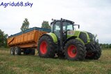 Tracteur avec benne Claas 2 essieux