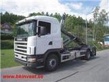 Camion benne ampliroll Scania .