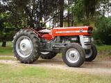 Tracteur avec benne Massey Ferguson 135