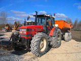 Tracteur avec benne Same 190