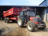 Tracteur avec benne Fiat .