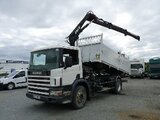 Camion benne PL Scania 4 ROUES GRUE