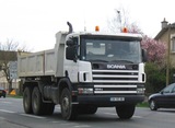 Camion benne PL Scania 113